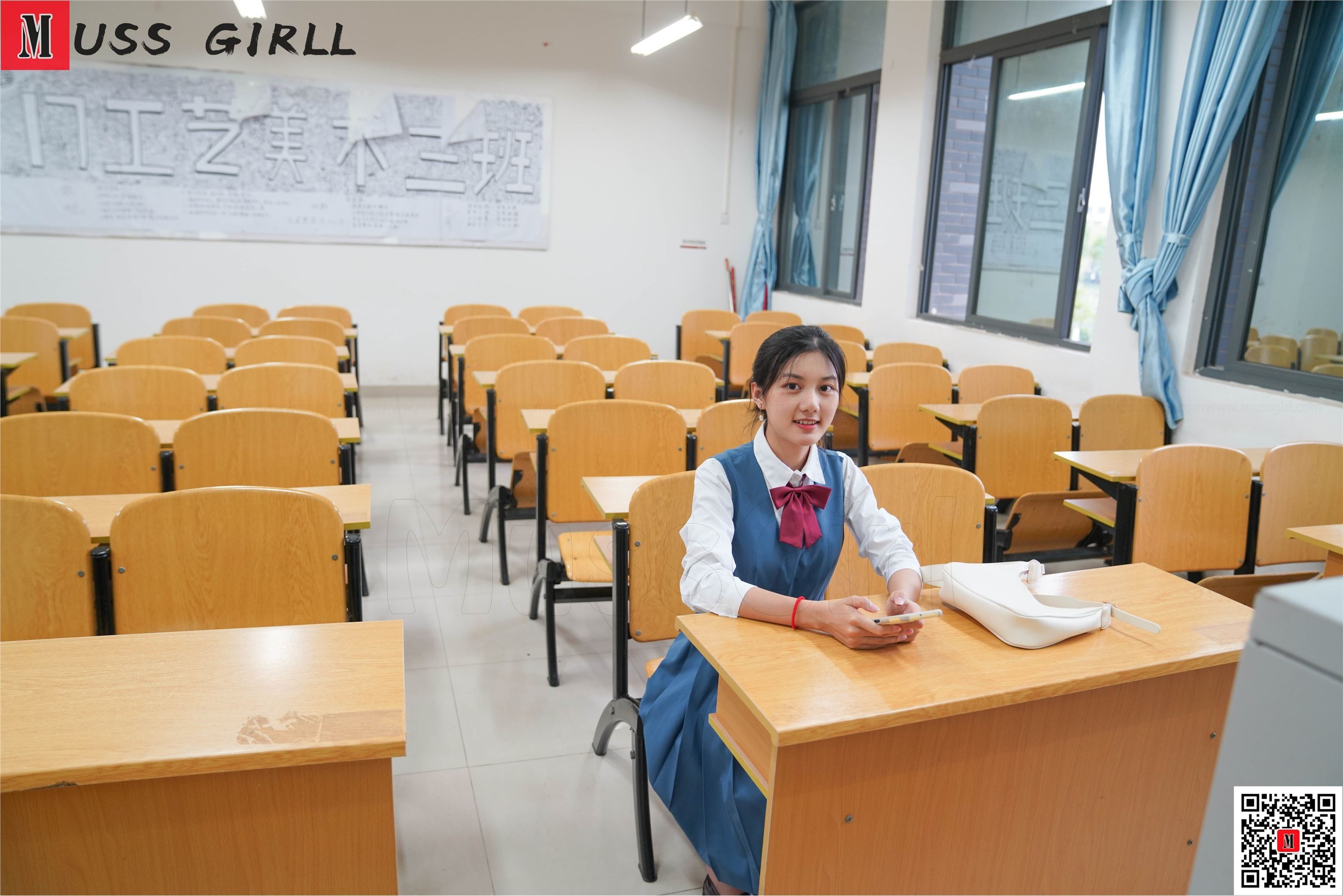 MussGirl慕丝女郎  NO.259-教室学生装肉丝